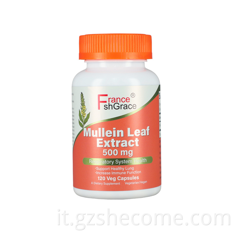 Mullein Leaf Capsules 120 Vegan Safe Capsules with No Fillers for Lungs and Respiratory Health2